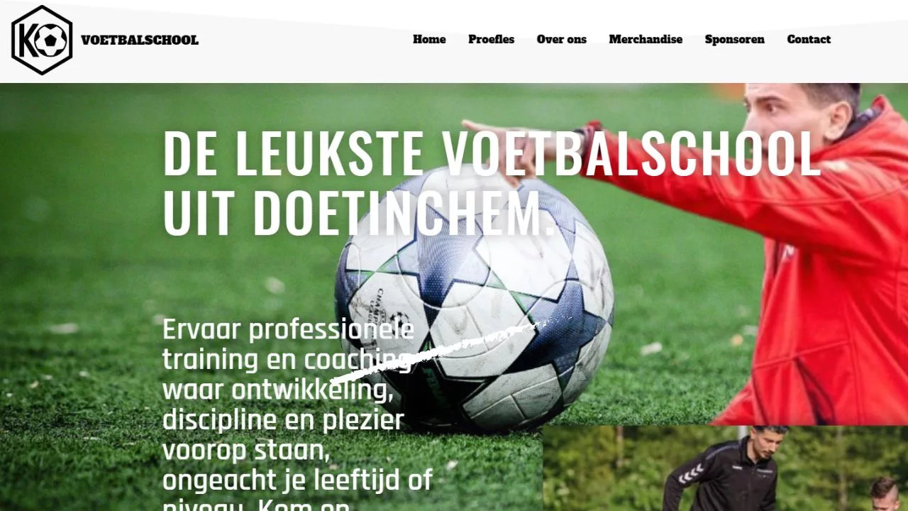 voetbalschool-website