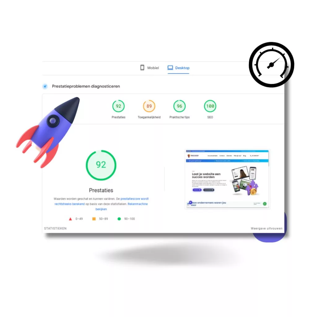 seo snelle site licht design